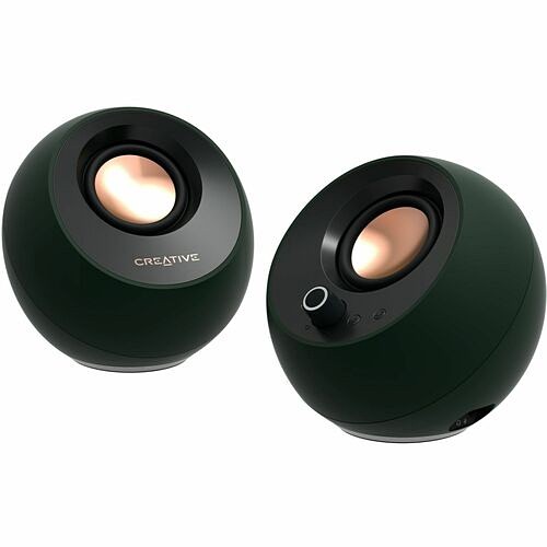 Creative Labs 51MF1710AA000 Multimedia Speakers Creative Pebble Pro 2.0 Bluetooth Speaker System - 10 W Rms - Black - Desktop - 1 (51mf1710aa000) 054651195448