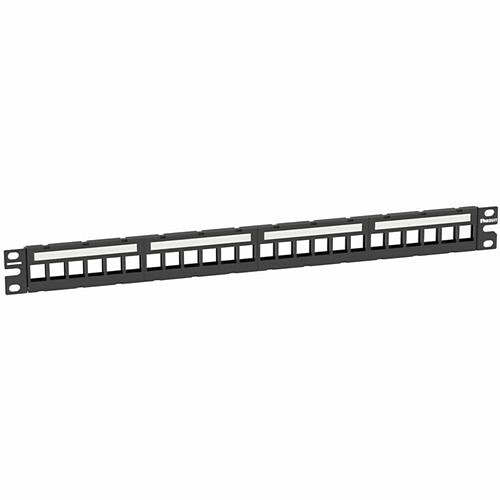 Panduit SKPP24BL Patch Panels Panduit Shielded Keystone Patch Panel - 24 Port(s) - 1u High - Black (skpp24bl) 