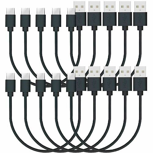 4xem 4XUSBAUSBC30CMB10PK Cables 4xem 10 Pack Of 1ft Usb-a To Usb-c Power Delivery Cable - Black - 1 Ft Usb/usb-c Data Transfer Cable 841567006018