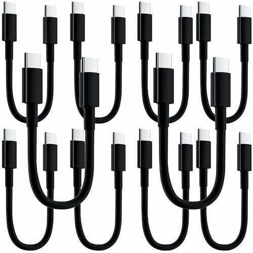 4xem 4XUSBCUSBC30CMB10PK Cables 4xem 10 Pack Of 1ft Usb-c To Usb-c 60w Power Delivery Cable - Black - 1 Ft Usb-c Data Transfer Cable 841567005998