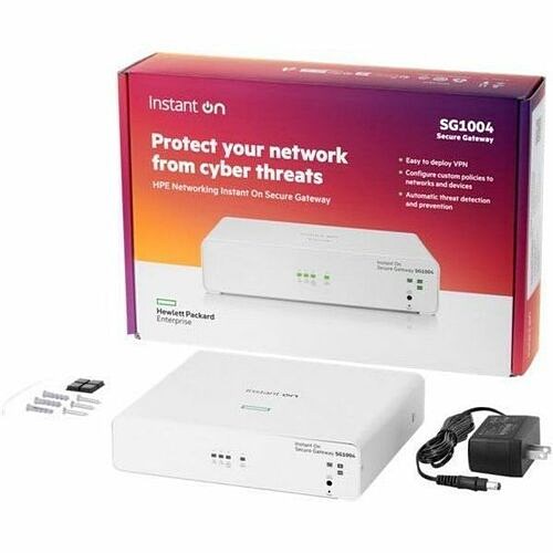 Hp S0G33A#ABA Routers & Gateways Aruba Networking Instant On Secure Gateway - 4 Ports - 3 Rj-45 Port(s) - 1 Wan Port(s) - Gigabit Eth S0g33aaba 190017746456