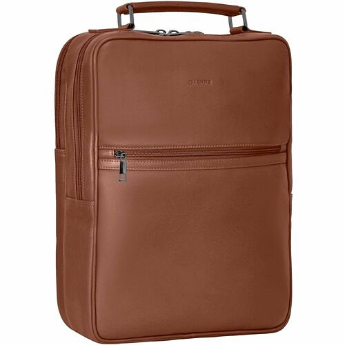 Champion Sport OB-409-BROWN Carrying Cases Champs Onyx Carrying Case (backpack) For 11" To 15.6" Notebook - Brown - Rfid Resistant - Top Grain  Ob409brown 803742125457