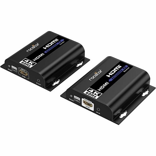 Rocstor Y10G018-B1 Video Consoles/Extenders Rocstor Truereach Video Extender Transmitter/receiver - 656.17 Ft Range - 2 X Network (rj-45) - 1 X  Y10g018b1 810136922516