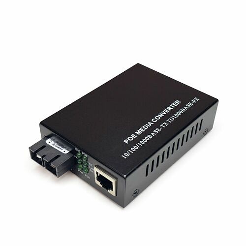 Black Box LPS602A-MM850 Transceivers/Media Converters Black Box Gigabit Ethernet (1000-mbps) Poe+ Media Converter - 10/100/1000-mbps Copper To 1000-mbps F Lps602amm850 