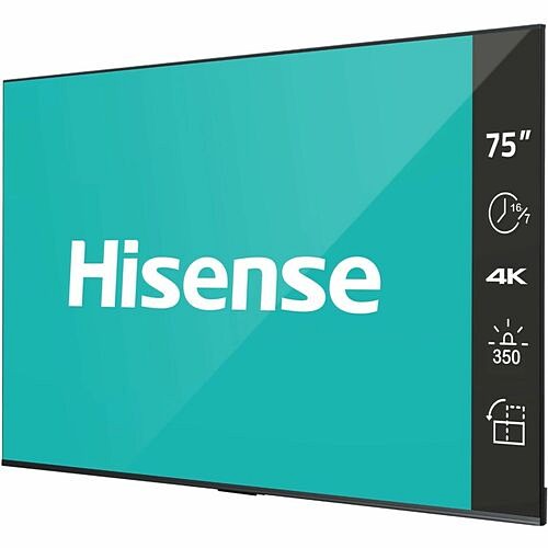 Hisense 75DP30FE Digital Signage Systems Hisense 75dp30fe Digital Signage Display - 75" - 16 Hours/ 7 Days Operation - 3840 X 2160 - 350 Nit  888143023793