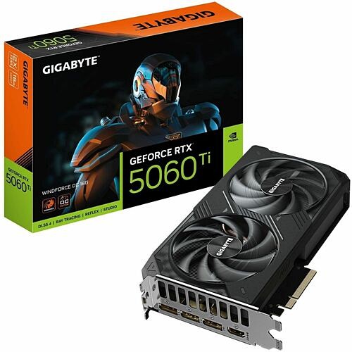 Gigabyte GV-N506TWF2OC-16GD Graphic Cards Gigabyte Nvidia Geforce Rtx 5060 Ti Graphic Card - 16 Gb Gddr7 - 7680 X 4320 - 2.59 Ghz Core - 128 B Gvn506twf2oc16gd 889523049372