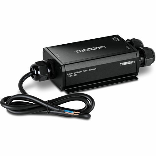 Trendnet TI-O119GI Power Injectors/Splitters Trendnet Outdoor Ip67 Gigabit Poe++ Injector, Ti-o119gi, Supports 24-57v Dc Power Input, 96w Poe Pow Tio119gi 710931163179