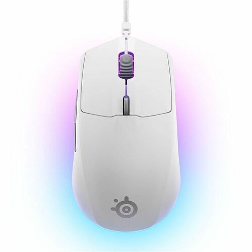 Steelseries 62703 Pointing Devices (Mice) Steelseries Rival 3 Gen 2 Gaming Mouse - Truemove Core - Cable - White - 8500 Dpi - 6 Button(s) - Ri 810164142115