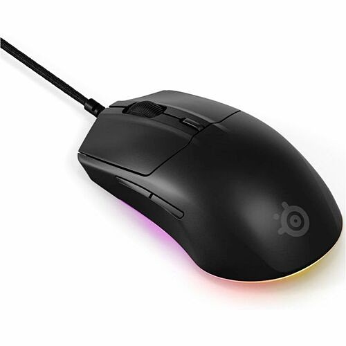 Steelseries 62702 Pointing Devices (Mice) Steelseries Rival 3 Gen 2 Gaming Mouse - Truemove Core - Cable - Black - 8500 Dpi - 6 Button(s) - Ri 810164142108