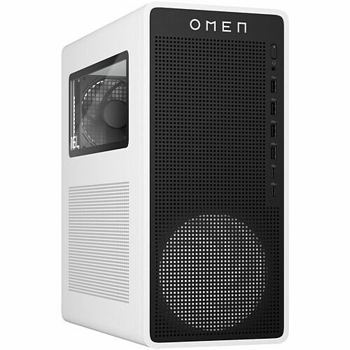 Hp BD7H2AA#ABA Computers Omen Tg03-0000a Tg03-0010 Gaming Desktop Computer - Amd Ryzen 5 8400f - 8 Gb - 512 Gb Ssd - Snow Whi Bd7h2aaaba 198990920450