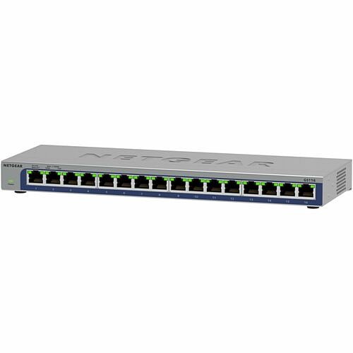 Netgear GS116-300NAS Switches & Bridges Netgear 16-port Gigabit Ethernet Unmanaged Switches - 16 Ports - Gigabit Ethernet - 10/100/1000base- Gs116300nas 606449070347