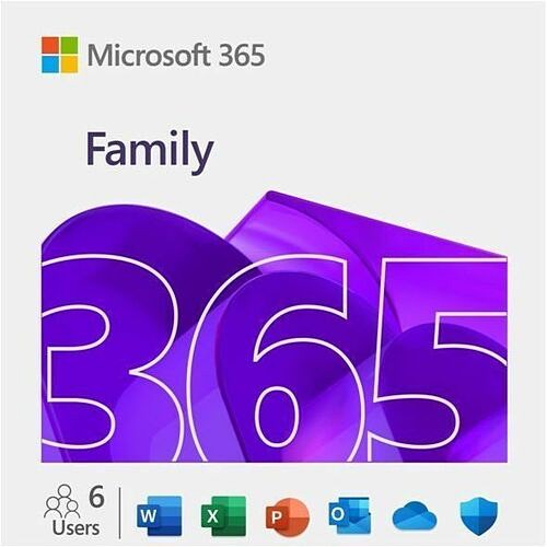 Microsoft- Downloadable EP2-32280 Software Licensing Microsoft 365 Family - Subscription License - 1 Year - Available Via Electronic (ep2-32280) Ep232280 196388538010