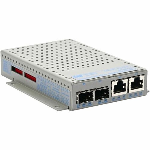 Omnitron Systems 9519N-0-21Z Transceivers/Media Converters Omnitron Systems Omniconverter Gpoebt/s Transceiver/media Converter - Network (rj-45) - 2 X 60w Poe  9519n021z 800975048126