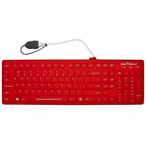 Seal Shield SRK104 Keyboards & Keypads Seal Shield Seal Silk Pro Srk104 Keyboard - Cable Connectivity - Usb Interface - Windows 11 - Pc - M 810491022388