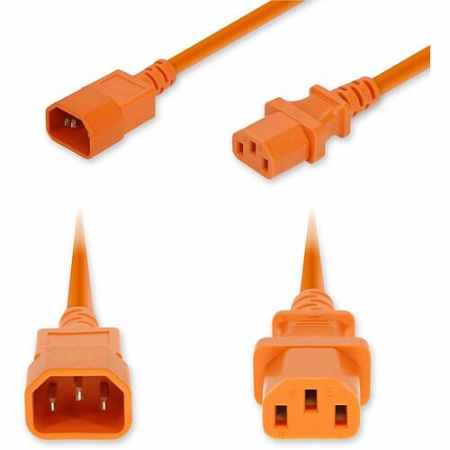 Addon ADD-C142C13C18G5FOE Power Cords Addon 5ft C14 Male To C13 Female Standard Commercial 18 Awg 250v At 10a Pvc Sjt (service Junior Ther Addc142c13c18g5foe 199278028882