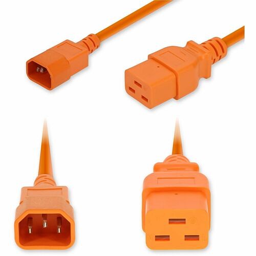 Addon ADD-C142C19I14G6FOE Power Cords Addon 6ft C14 Male To C19 Female Industrial Grade 14 Awg 250v At 15a Pvc Sjt (service Junior Thermop Addc142c19i14g6foe 199278031127