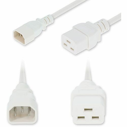 Addon ADD-C142C19I14G3FWE Power Cords Addon 3ft C14 Male To C19 Female Industrial Grade 14 Awg 250v At 15a Pvc Sjt (service Junior Thermop Addc142c19i14g3fwe 199278031301