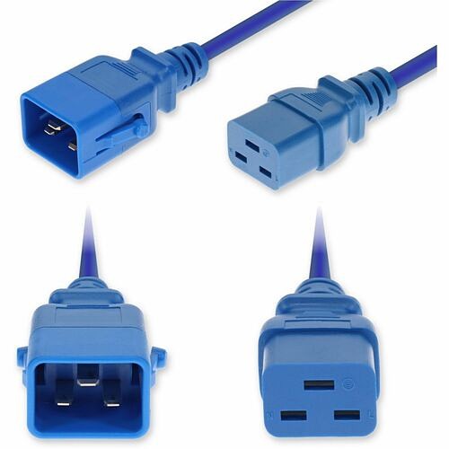 Addon ADD-C202C19PI12G8FBE Power Cords Addon 8ft C20 Male To C19 Female P-lock Compatible Industrial Grade 12 Awg 250v At 20a Pvc Sjt (serv Addc202c19pi12g8fbe 199278034821