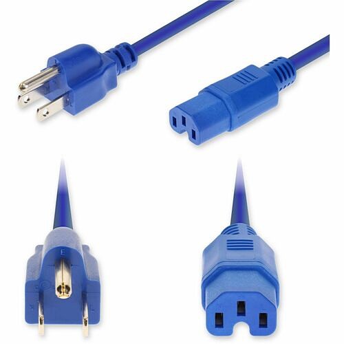 Addon ADD-N5152C15H14G8FBE Power Cords Addon 8ft Nema 5-15p Male To C15 Female High-temperature 14 Awg 125v At 15a Pvc Sjt (service Junior  Addn5152c15h14g8fbe 199278029445