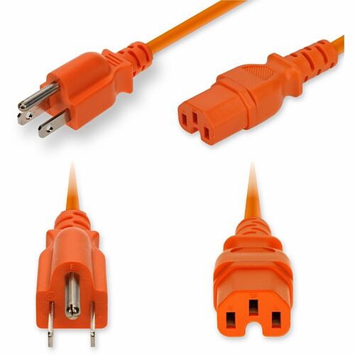 Addon ADD-N5152C15H14G10FO Power Cords Addon 10ft Nema 5-15p Male To C15 Female High-temperature 14 Awg 125v At 15a Pvc Sjt (service Junior Addn5152c15h14g10fo 199278032384