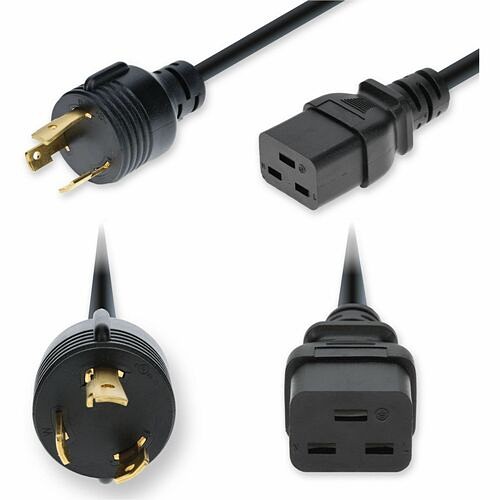 Addon ADD-L530T2C19I10G8FB Power Cords Addon 8ft Nema L5-30p Male To C19 Female Twist-lock Compatible Industrial Grade 10 Awg 125v At 30a P Addl530t2c19i10g8fb 199278034920