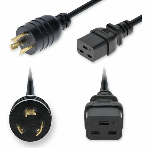 Addon ADD-L520T2C19I12G8FB Power Cords Addon 8ft Nema L5-20p Male To C19 Female Twist-lock Compatible Industrial Grade 12 Awg 125v At 20a P Addl520t2c19i12g8fb 199278034906