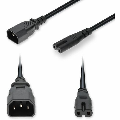 Addon ADD-C142C7C18G6FBK Power Cords Addon 6ft C20 Male To C19 Female Standard Commercial 18 Awg 250v At 10a Pvc Sjt (service Junior Ther Addc142c7c18g6fbk 199278033329
