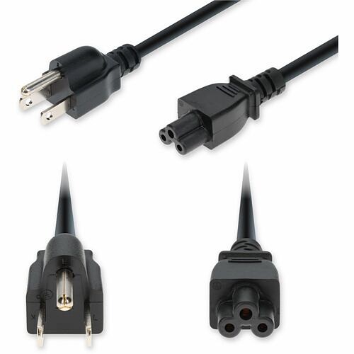 Addon ADD-N5152C5C18G10FBK Power Cords Addon 10ft Nema 5-15p Male To C5 Female Standard Commercial 18 Awg 125v At 10a Pvc Sjt (service Juni Addn5152c5c18g10fbk 199278032582