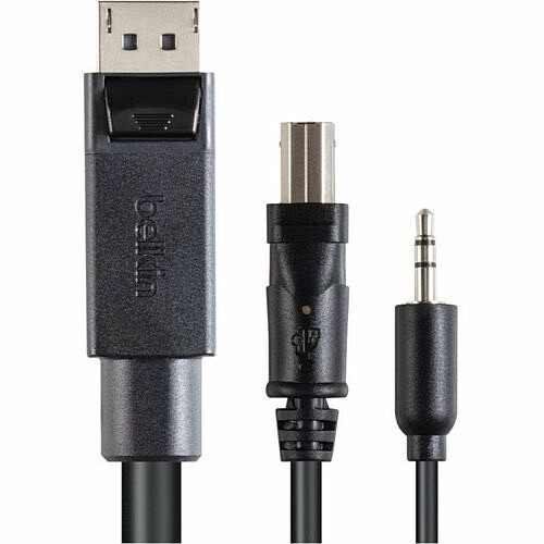 Belkin F1DN2MOD-CC-P10 Cables Belkin Modular Dp Dual Head Console Cable 10' - 10 Ft Displayport/proprietary Video Cable For Consol F1dn2modccp10 745883904402