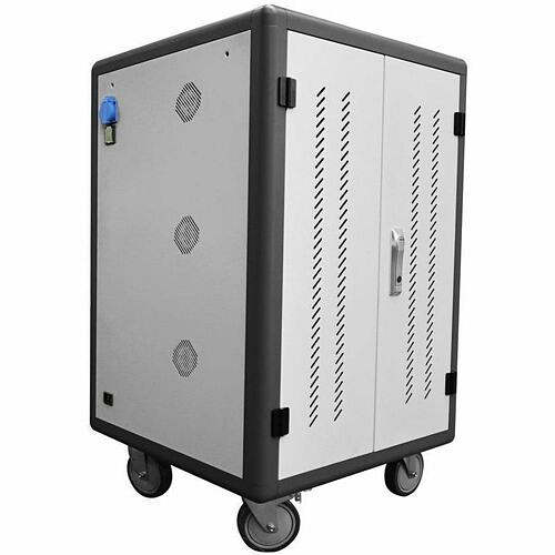 4xem 4XSC0136AS Carts & Dollies 4xem 36-port Sliding Shelf Tablet And Laptop Pdu Charging Cart - 3 Shelf - 220.40 Lb Load Capacity - M 841567006131