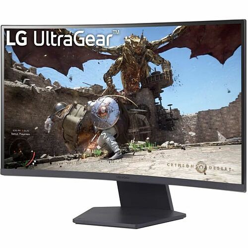 Lg 27GS60QC-B.AUSQ Monitors Lg Ultragear 27gs60qc-b 27" Class Wqhd Curved Screen Gaming Lcd Monitor - 16:9 - 27" Viewable - Vert 27gs60qcbausq 