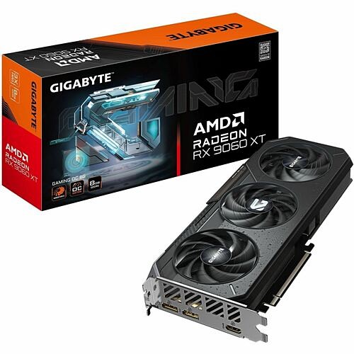 Gigabyte GV-R9060XTGAMING OC-8GD Graphic Cards Gigabyte Amd Radeon Rx 9060 Xt Graphic Card - 8 Gb Gddr6 - 7680 X 4320 - 2.78 Ghz Game Clock - 3.32  Gvr9060xtgamingoc8gd 889523049754
