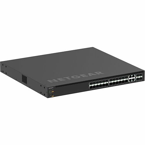Netgear MSM4328F-100NES Switches & Bridges Netgear Av Line M4350-24f4x Ethernet Switch - 4 Ports - Manageable - 2.5 Gigabit Ethernet, Gigabit E Msm4328f100nes 606449172881