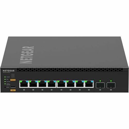 Netgear MSM4310-TAANES Switches & Bridges Netgear Av Line M4350-8m2v Ethernet Switch - 8 Ports - Manageable - 2.5 Gigabit Ethernet, 25 Gigabit Msm4310taanes 606449172904