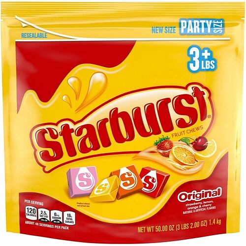 Green Rabbit 28085 Uncategorized Starburst Original Fruit Chews GRR20900102 