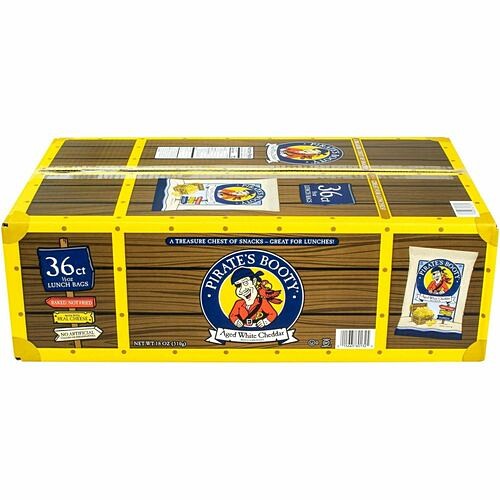 Green Rabbit 19266 Snacks Pirate's Booty White Cheddar Puffs GRR22000092 