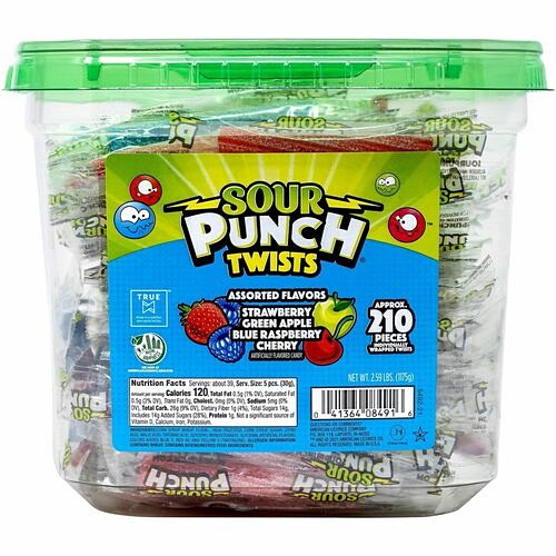 Green Rabbit 8491 Candy Sour Punch Twists GRR20916848 