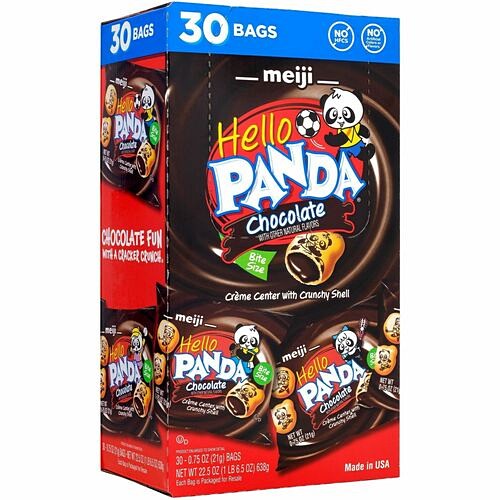 Green Rabbit 969786 Snacks Meiji Hello Panda Choc. Creme Cookies GRR22002038 