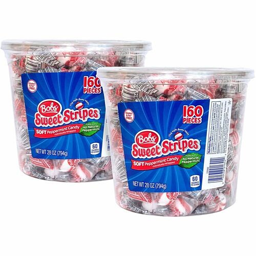 Green Rabbit 810128791908 Uncategorized Sweet Stripes Soft Peppermint Candy GRR60004070 00810128791908