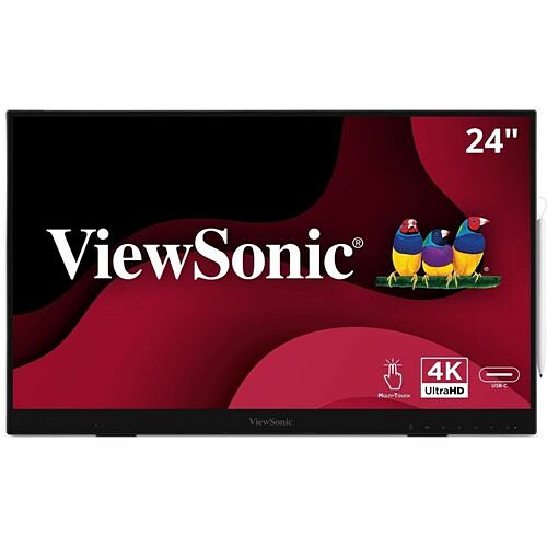 Viewsonic ID2456-4K Collaboration Displays Viewsonic 24" 4k Podium Touch Display With Active Stylus And Advanced Ergonomics - 23.80" Lcd - Proj Id24564k 766907031362