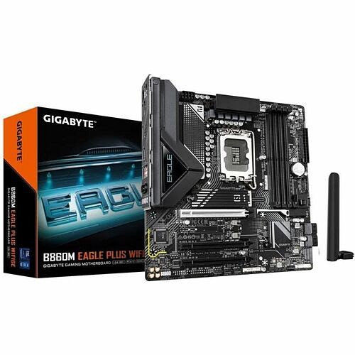 Gigabyte B860M EAGLE P WIFI6E Motherboards Gigabyte Ultra Durable B860m Eagle Plus Wifi6e Gaming Desktop Motherboard - Intel B860 Chipset - Soc B860meaglepwifi6e 889523046371