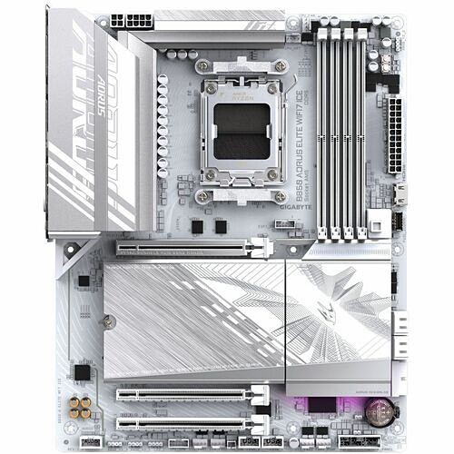 Gigabyte B850 A ELITE WF7 ICE Motherboards Aorus Ultra Durable B850 A Elite Wf7 Ice Gaming Desktop Motherboard - Amd B850 Chipset - Socket Am5  B850aelitewf7ice 889523045947
