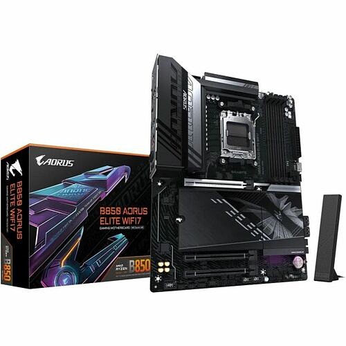 Gigabyte B850 A ELITE WF7 Motherboards Aorus Ultra Durable B850 A Elite Wf7 Gaming Desktop Motherboard - Amd B850 Chipset - Socket Am5 - At B850aelitewf7 889523046067