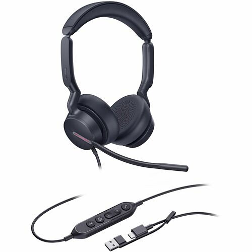 Yealink 1308183 Headsets/Earsets Yealink Uh46 Headset - Stereo - Usb Type C - Wired - 20 Hz To 20 Khz - Over-the-head - Binaural - Su 841885126566