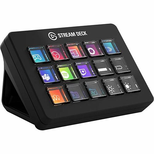 Corsair 10GBL9901 Keyboards & Keypads Elgato Stream Deck Scissor Keys - Cable Connectivity - Usb 2.0 Type C Interface - 15 Key(s) - Window 840006674894