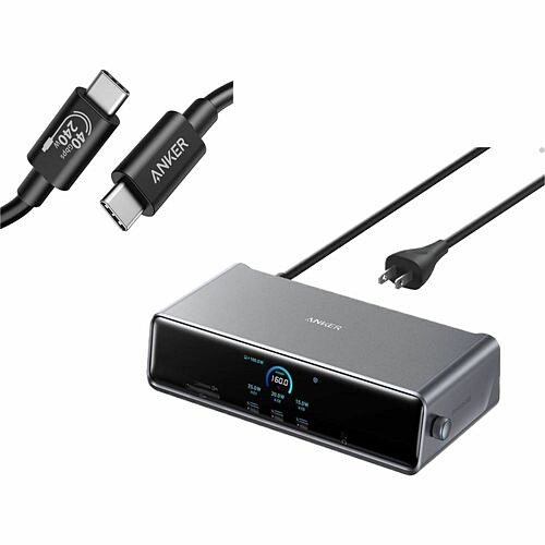 Anker A83B31A1 Docking Stations Anker Prime Docking Station (14-in-1, Triple Display, Displaylink) With Dl7400 - For Macbook, Notebo 194644232849