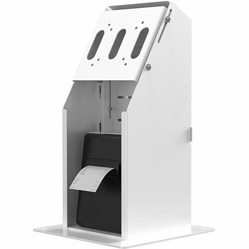 Cta Digital ADD-SSKPCW Stands & Cabinets Cta Digital Self Service Kiosk With Printer Compartment And Storage (black) - Desk - White - For Tab Addsskpcw 656777026868