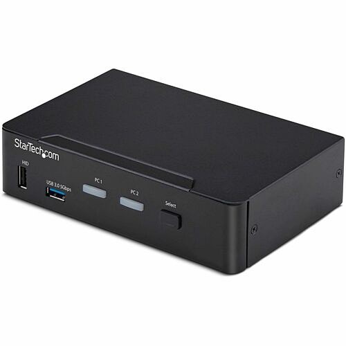 Startech P2AD122-KVM-SWITCH KVM Switchboxes Startech.com 2-port Displayport Kvm Switch, 4k 60hz, Dp 1.2, Hdcp 1.4, Edid Management, 2-port Usb 3 P2ad122kvmswitch 065030906548