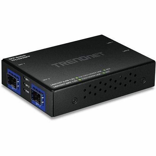 Trendnet TFC-G22SFP Switches & Bridges Trendnet 4-port Gigabit Switch With 2 Sfp Slots Ports - 2 Ports - Gigabit Ethernet, Fast Ethernet -  Tfcg22sfp 710931504798