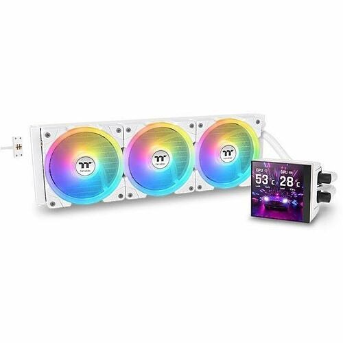 Thermaltake CL-W452-PL14SW-A Processor/Case Fans Thermaltake Magfloe 420 Ultra Argb Sync Aio Liquid Cooler - Snow Edition - 1 Pack - 5.51" Maximum Fa Clw452pl14swa 841163099575